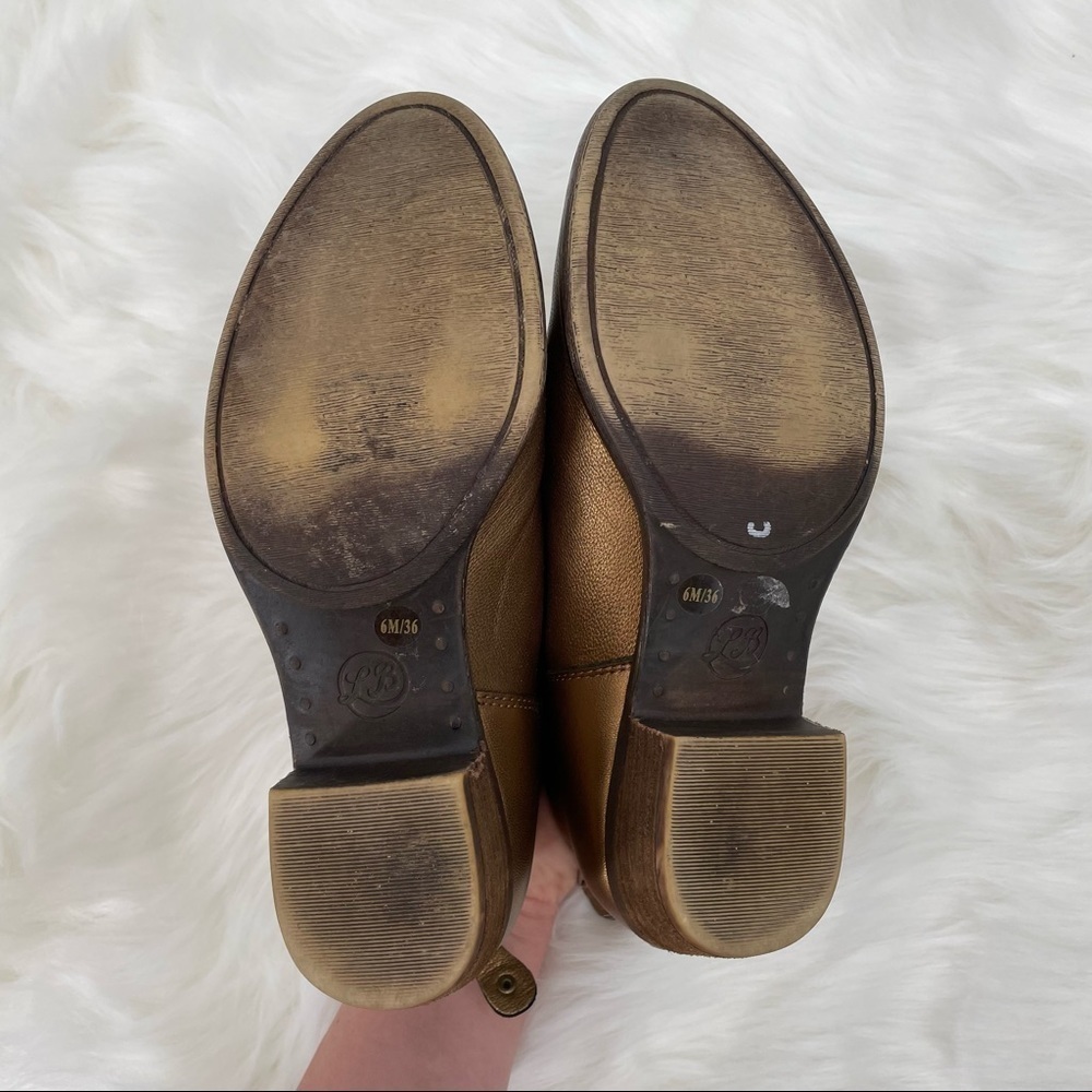 Lucky Brand Gold Belvva Ankle Boots - Picture 9 of 12